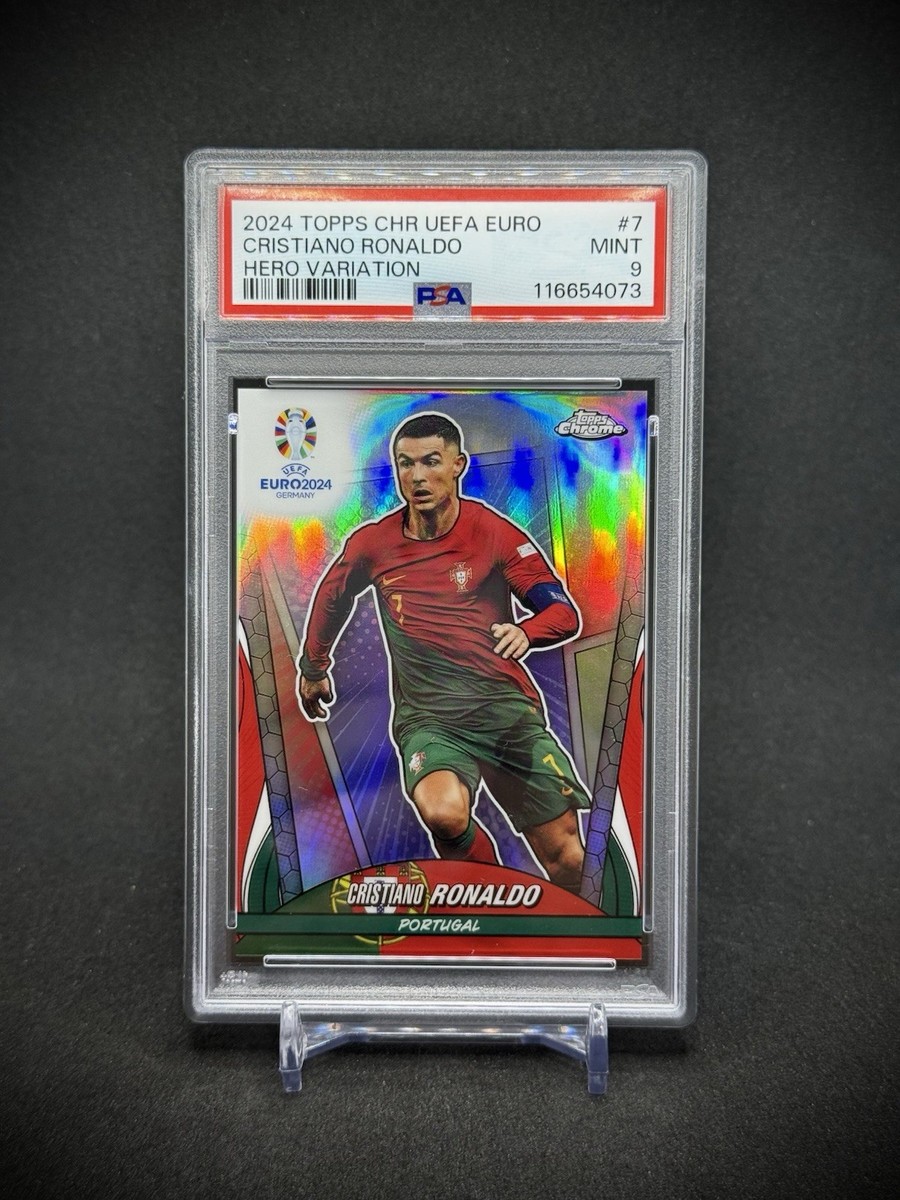 Cristiano Ronaldo 2024 Topps Chrome UEFA Hero Variation Case HIT
