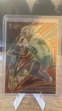 2025 Panini Select Tate Ratledge #270 Club Level Red Shock Prizm /249 (RC) Lions