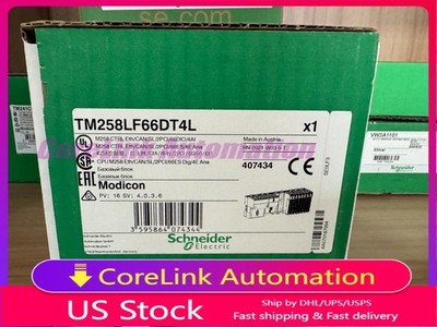 The new TM258LF66DT4L PLC programmable controller delivers fast