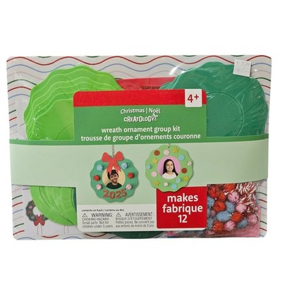 Creatology Wreath Christmas Ornament Group Kit Makes 12 Kids Crafts