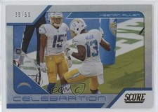 2021 Score Celebration Gold Zone /50 Keenan Allen #C4 07h2
