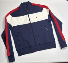 Polo Ralph Lauren Big BOYS Double-Knit Track Jacket Size Large 14-16 NWOT USA