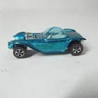 Hot Wheels Beatnik Bandit Blue Vintage Redline Car 1967 Mattel Hong Kong