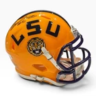 SAM LEAVITT AUTOGRAPHED LSU TIGERS MINI SPEED HELMET JSA GOLD