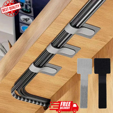 Reusable Cable Ties Self Adhesive Cord Organizer Straps Desk Wire Holder