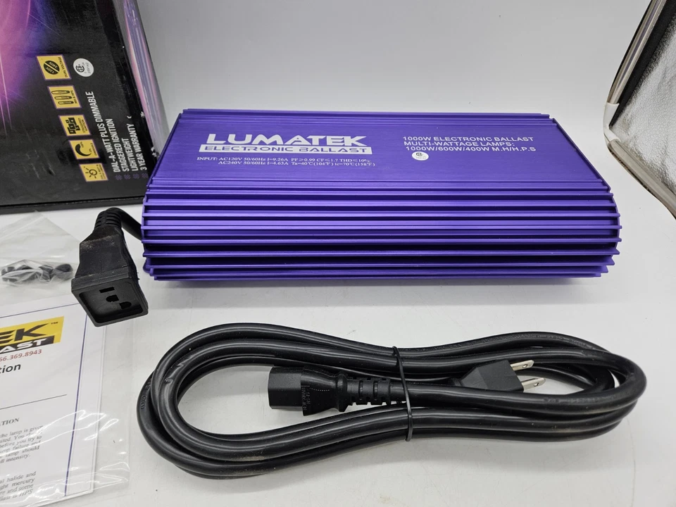 LUMATEK MODEL LK1000AC - 1000W 120/240V Controllable Electronic Ballast Dimmable - Image 2 of 4