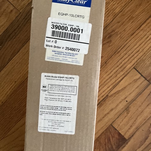 Easy Clear EQHP-10 Water Filtration Cartridge 14" Long EQHP10LCRTG - Picture 2 of 6