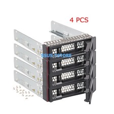 Lot of 4 Lenovo 2.5" SAS SATA Hard Drive Tray Caddy for ST250 ST550 SR550 SR650