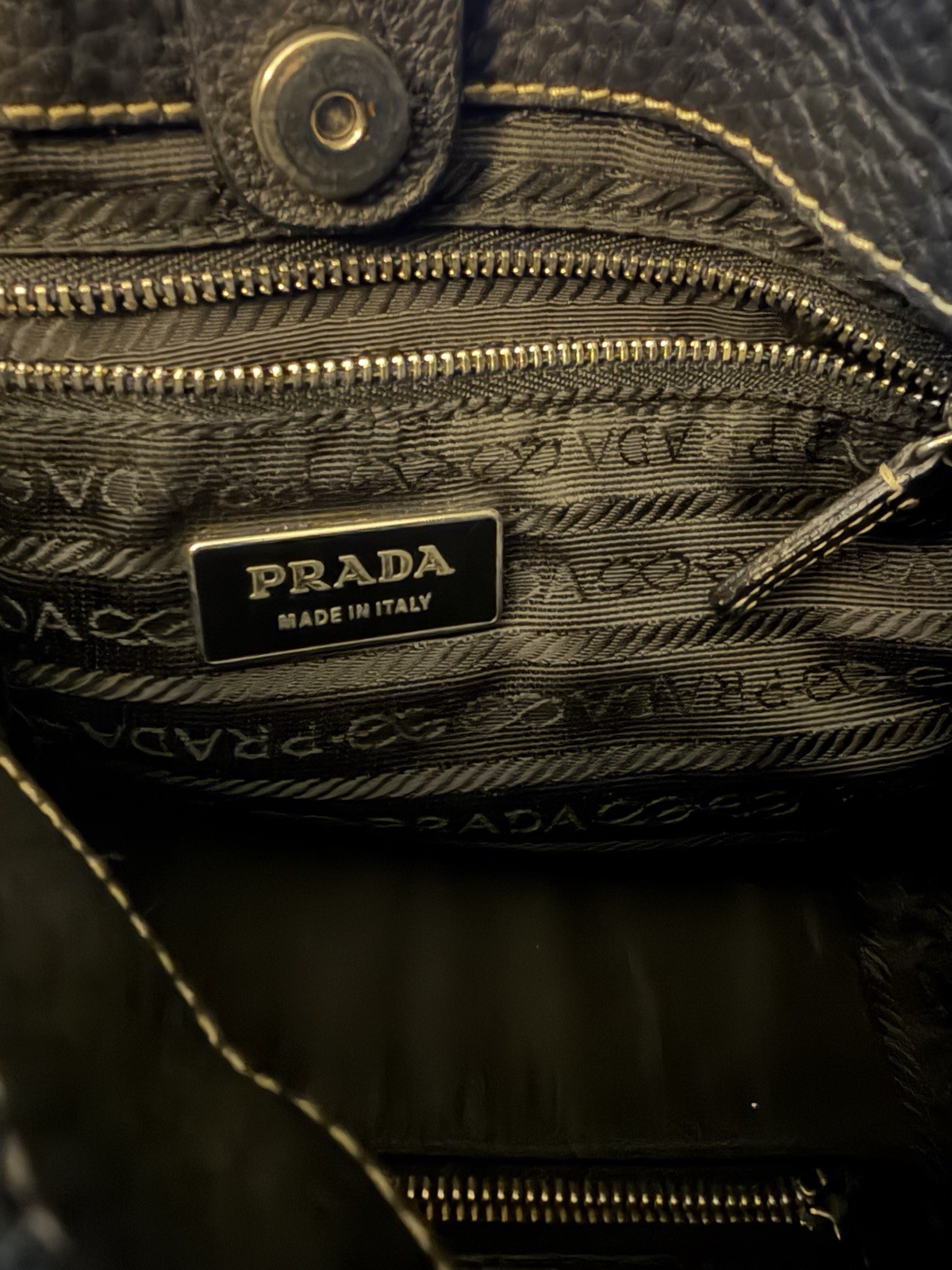 Prada Nylon Top Handle Bag With Matching Wallet thumbnail 11