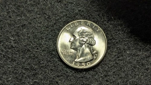 1950-S SILVER WASHINGTON QUARTER * GEM BU * TAKE A LOOK