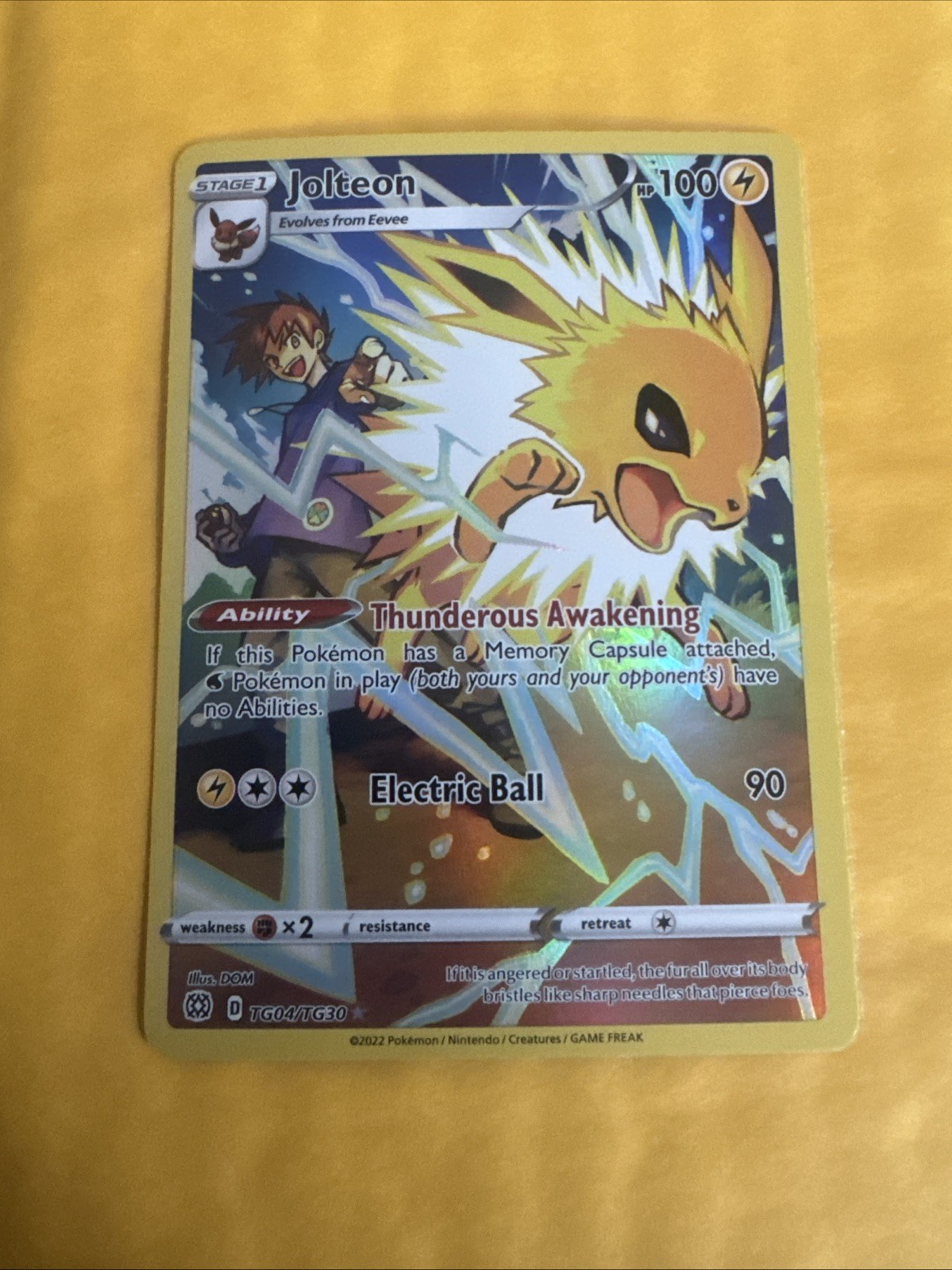 Pokemon Card - Jolteon Brilliant Stars TG04/TG30 Ultra Rare