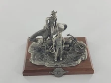 Harley-Davidson University 1996 Limited Edition Pewter Sculpture READ