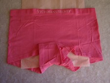 New Victoria  s Secret Logo Pink Boyshort Panties