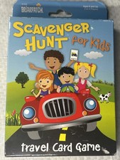 Scavenger Hunt for Kids Travel Card Game   54 Cards   Brand New