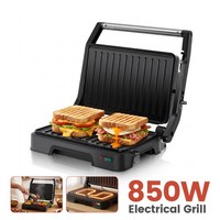 SUPERLEX 850W Closed Panini Press Sandwich Maker Toaster or Open Health Grill UK