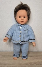 Cute vinyl doll Feber Doll 50 cm sleeping eyes collector vintage