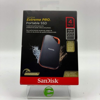 SanDisk Extreme PRO V2 4TB USB-C Portable External SSD SanDisk Extreme PRO V2 4TB USB-C Portable External SSD