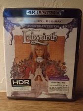 Labyrinth 30th Anniversary Edition  4K  Blu-ray  Brand New Factory Sealed