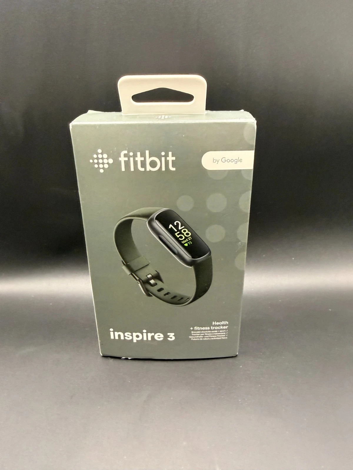 Fitbit Inspire 3 Health & Fitness Tracker Midnight Zen Black -