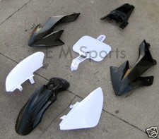Dirt Pit Bike Fairing Body Plastic 50cc 70cc 110cc Apollo Orion AGB-21A Black
