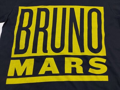 Bruno Mars 24k Magic World Tour 2017 Double-Sided Licensed