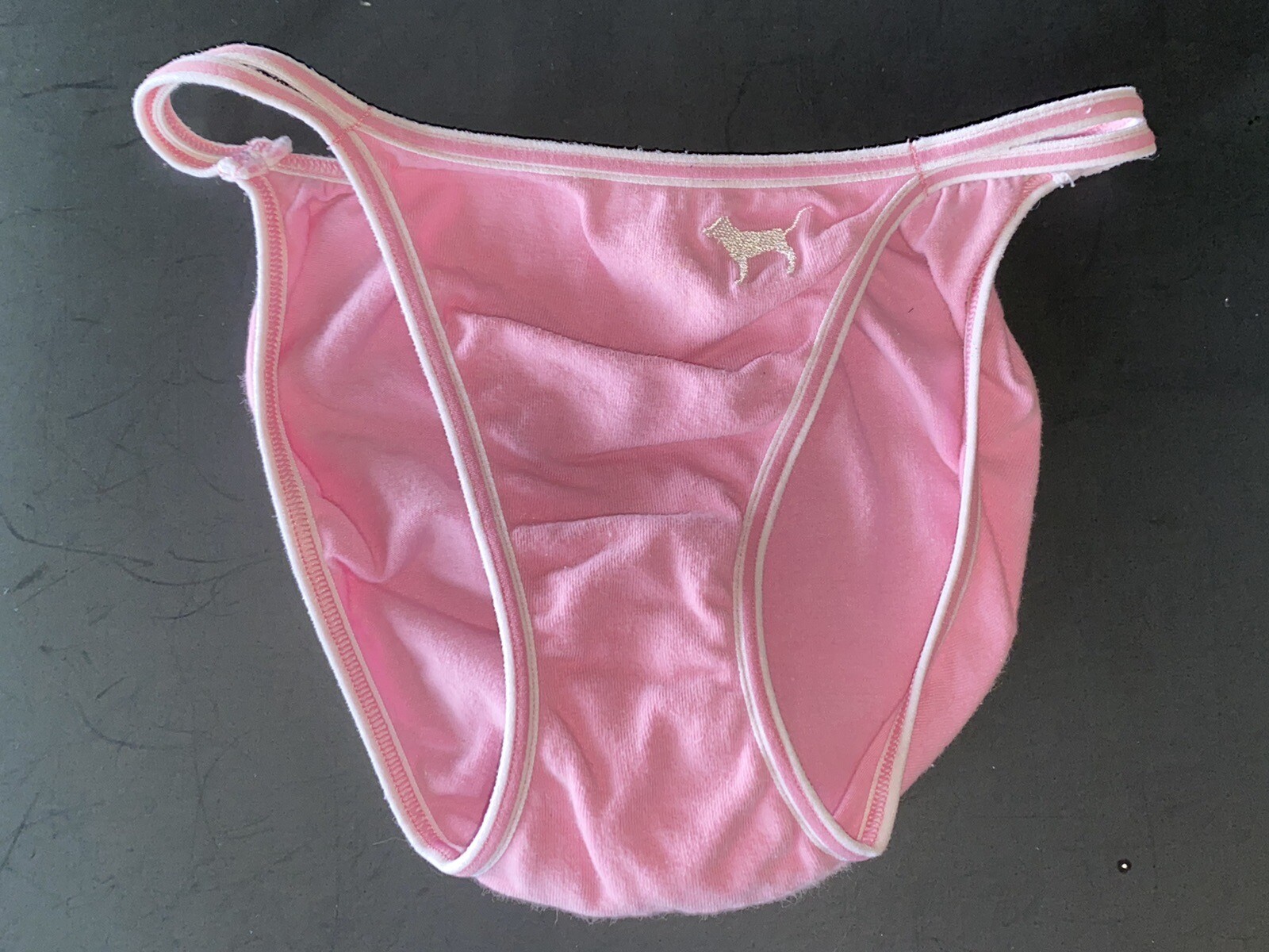 Victoria’s Secret Pink 2004 Pink XS String bikini cotton Underwear