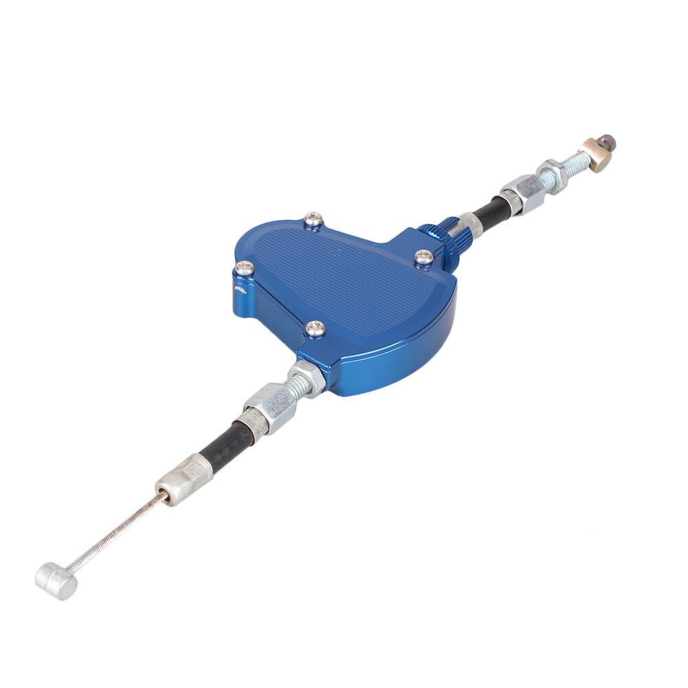 Universal Blue Clutch Lever Pull Cable System for Kawasaki Honda Yamaha YZ85 YZ125-image