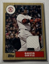 2022 Topps Series 1 1987 Topps Baseball Relics DAVID ORTIZ  #87R-DO HOF