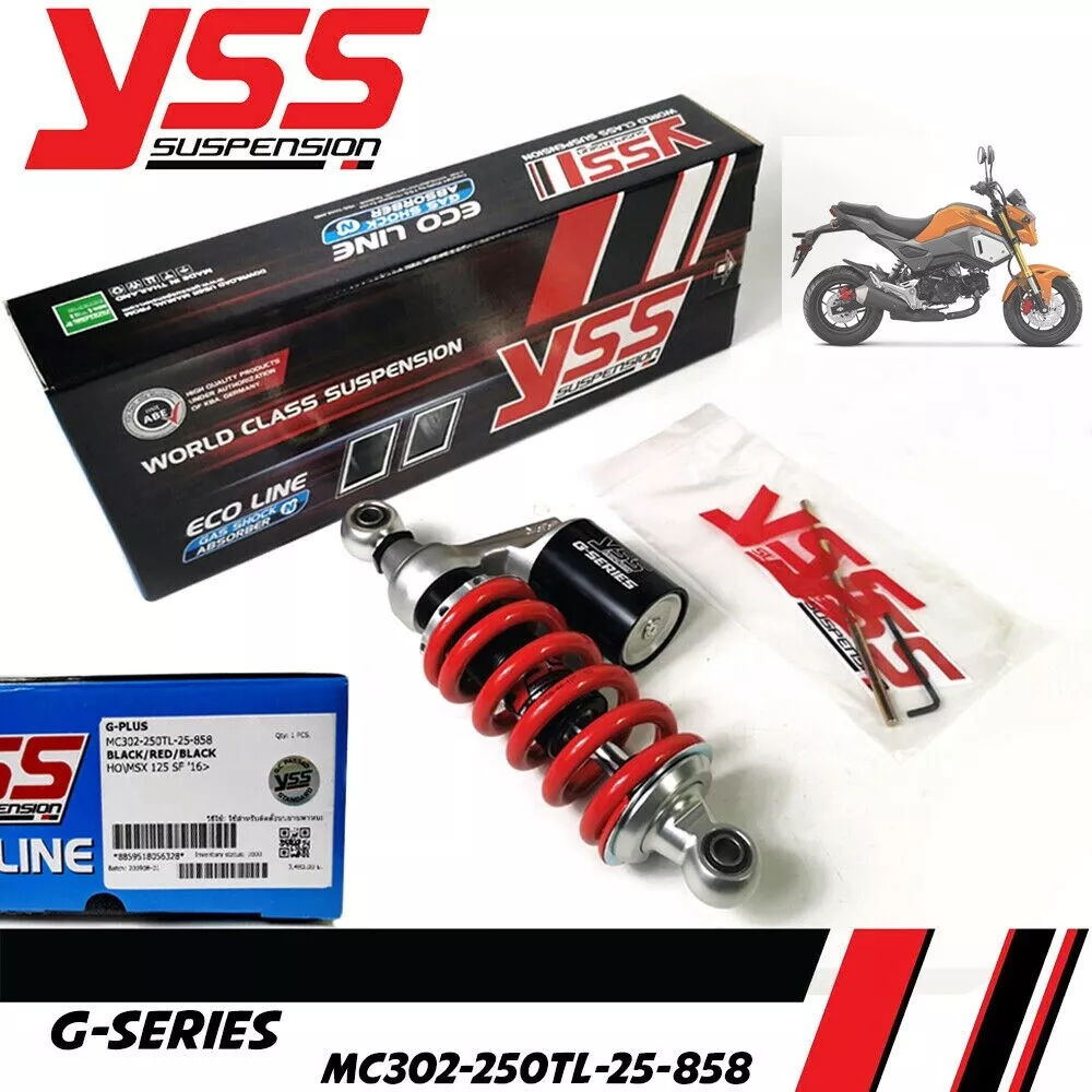 YSS rear gas shock suspension mc302 250 tl 19 for Honda grom 125