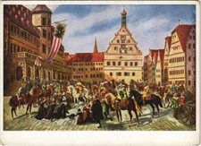 CPA AK Rothenburg Einzug Tillys GERMANY (1077149)