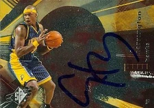 Al Harrington autographed Basketball Card (Atlanta Hawks) 2004 Upper Deck SPX #2