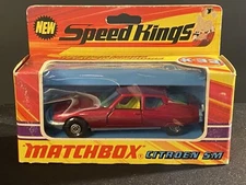 Speed Kings K-33 Lesney Matchbox Citroen SM 1971 with box