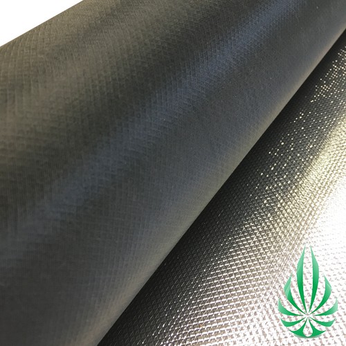 Hydroponics Diamond Mylar On Fabric Hydro Film Grow Room Liner 1.48x30M Roll - Picture 3 of 3