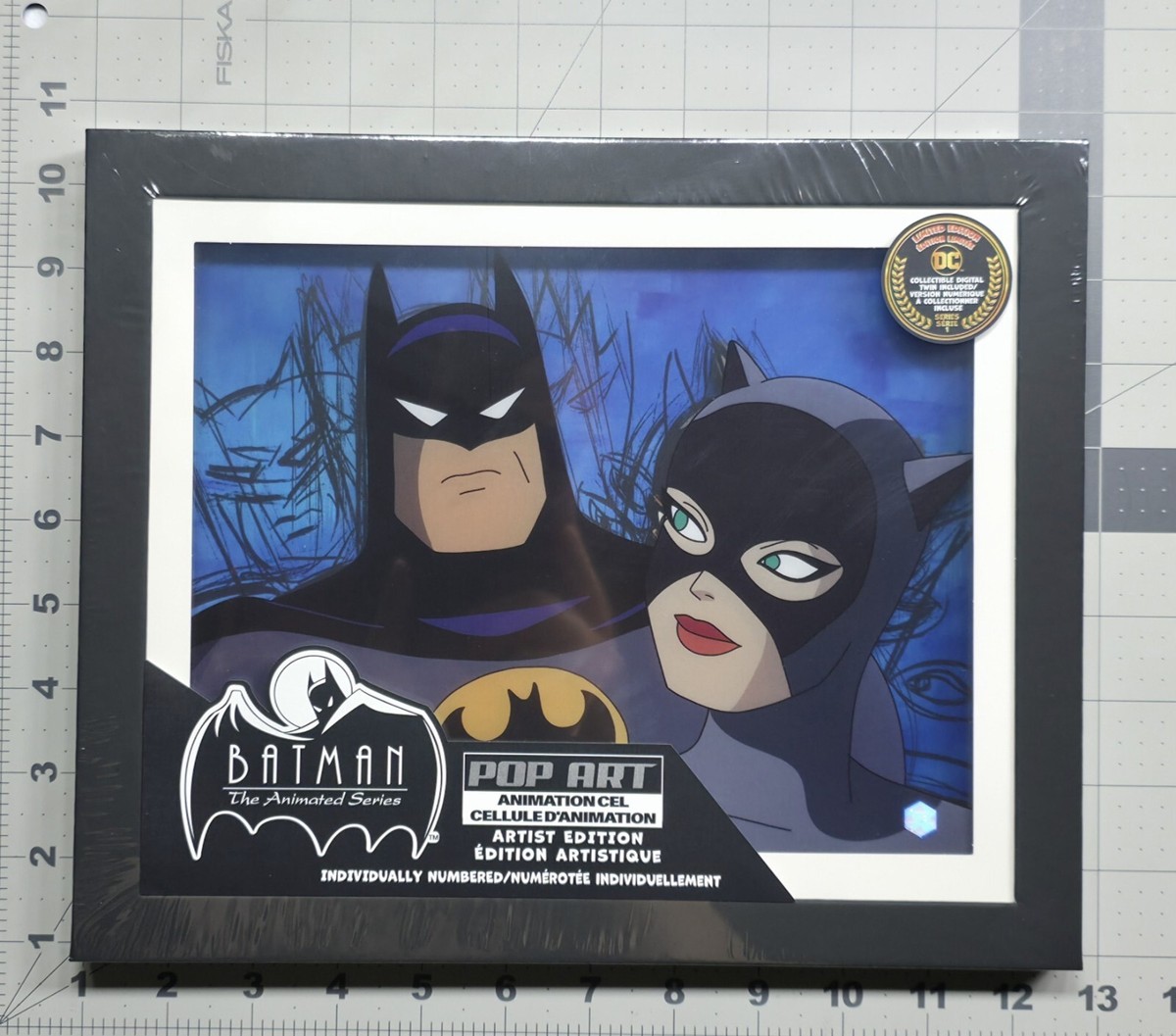 Batman Catwoman Animation Cel Pop Art Cat and Claw #1103 Limited