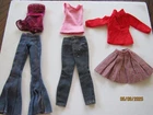 THREE VINTAGE BARBIE OUTFITS UNBRANDED