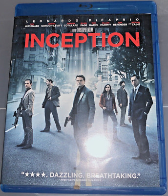 Inception (Blu-ray, 2010) As shown in photos