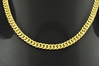 90.02 gram 24k solid yellow gold Custom handmade Curb chain necklace 24 inch — photo 2