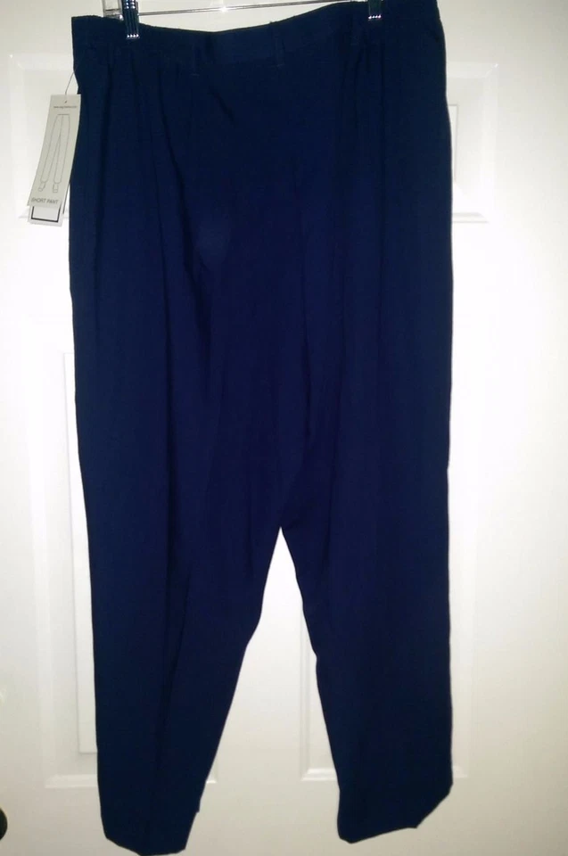Pantalones cortos Sag Harbor para mujer talla 20W azules NUEVO Foto 3 de 3