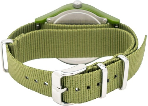 Reloj solar oficial H062-004 CITIZEN Q & Q caqui / 10 cajeros automáticos - Imagen 3 de 4