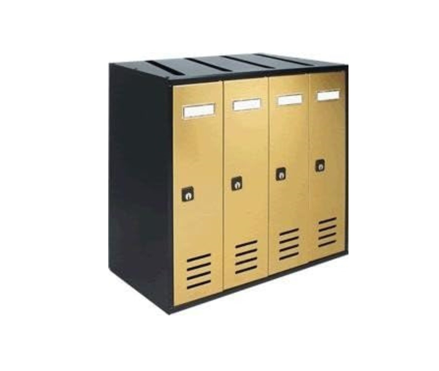 ALUBOX - CASSETTA POSTALE CUBO C4 43x39x25CM COLOR ORO
