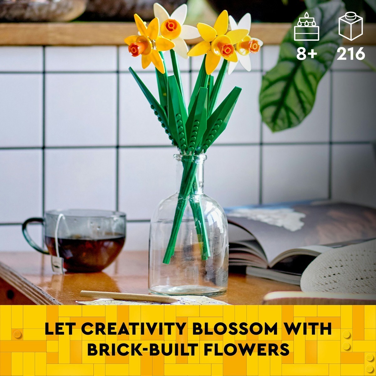Lego Icons 40747 Daffodils Flower Botanical Collection Set Gift