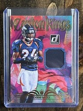 2023 Panini Donruss Champ Bailey #CK-13 Canton Kings Patch /199 - Broncos HOF