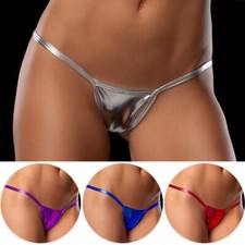 Sexy Damen Tanga G-String Slip Dessous Unterwäsche T-Rücken Baumwolle Club #A >