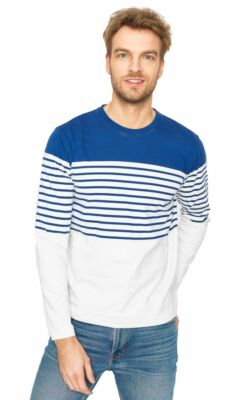 Sea Ranch Langarm Shirt maritime Streifen, Querstreifen - Main Image