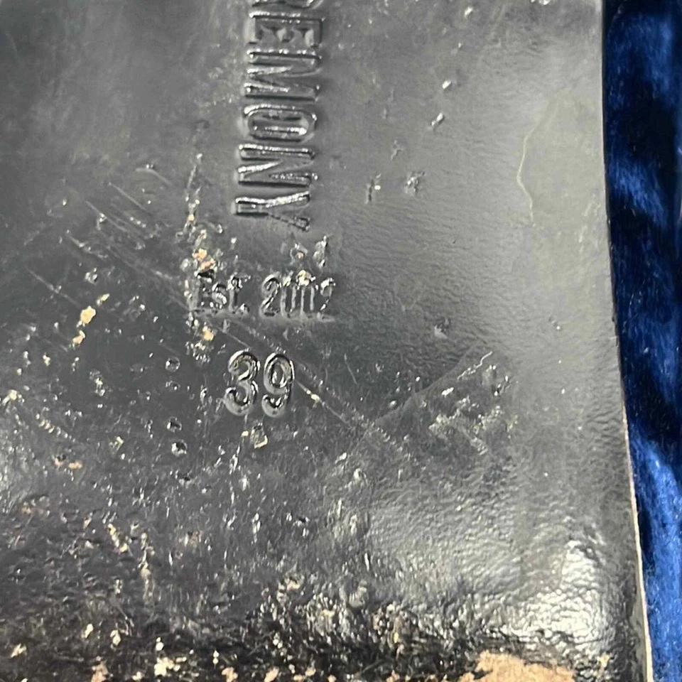 CERIMÔNIA DE ABERTURA Botas Femininas de Veludo Sage, Azul Eclipse Tamanho 9 - Imagem 4 de 4