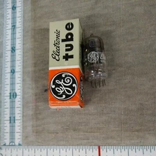 GE 6AT8 A VACUUM TUBE SINGLE 1 PCS ABSOLUTELY NOS NIB Valvola Röhre Valve