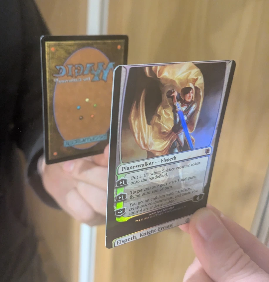 Elspeth, Knight-Errant - Miscut / Misprint FOIL, Elspeth vs Tezzeret - MTG - Image 3 of 4