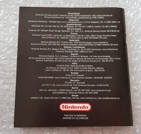Super Mario Bros. NES Classics Spielanleitung Nintendo Gameboy Advance Booklet