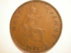 1936 George V Half Penny — photo from another recent sale