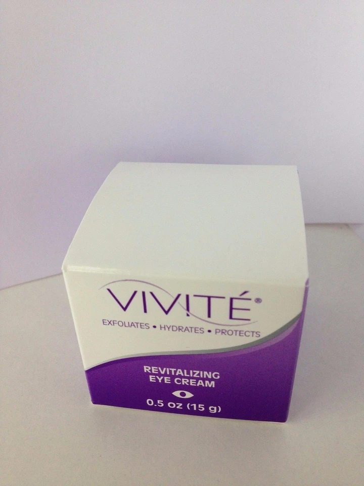Vivite Revitalizing Eye Cream 0.5 oz Jar - Brand New! Fast, Free Shipping - Image 2 of 4